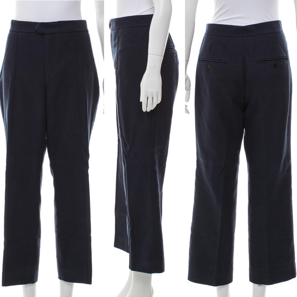 Isabel Marant mid-rise wide leg winter trousers